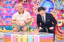 安田大サーカス・クロちゃんと蛍原徹。(c)tv asahi