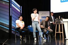 腕まくりして吉田栄作感をアップさせてから「吉田栄作ではない」と否定する尼神インター誠子。