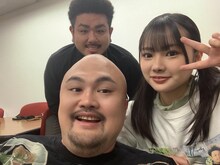 鬼越トマホークと早乙女ゆみの。