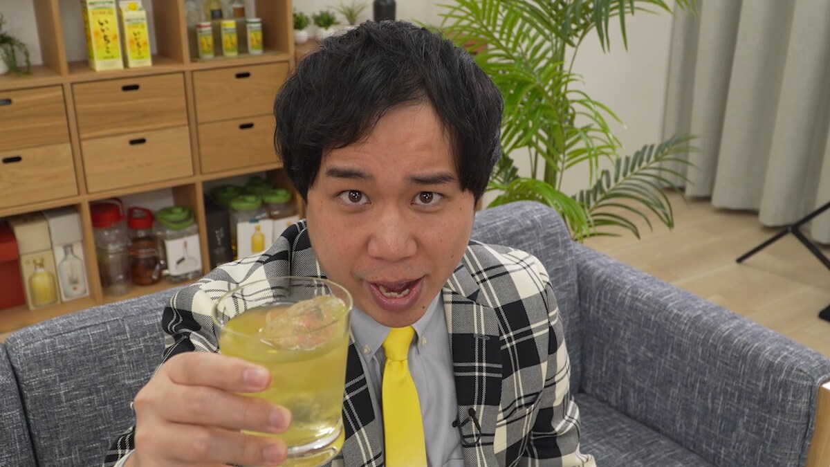 いいちこ×緑茶＝いい茶こ、“酒袋”せいやが新たな飲み方を体験