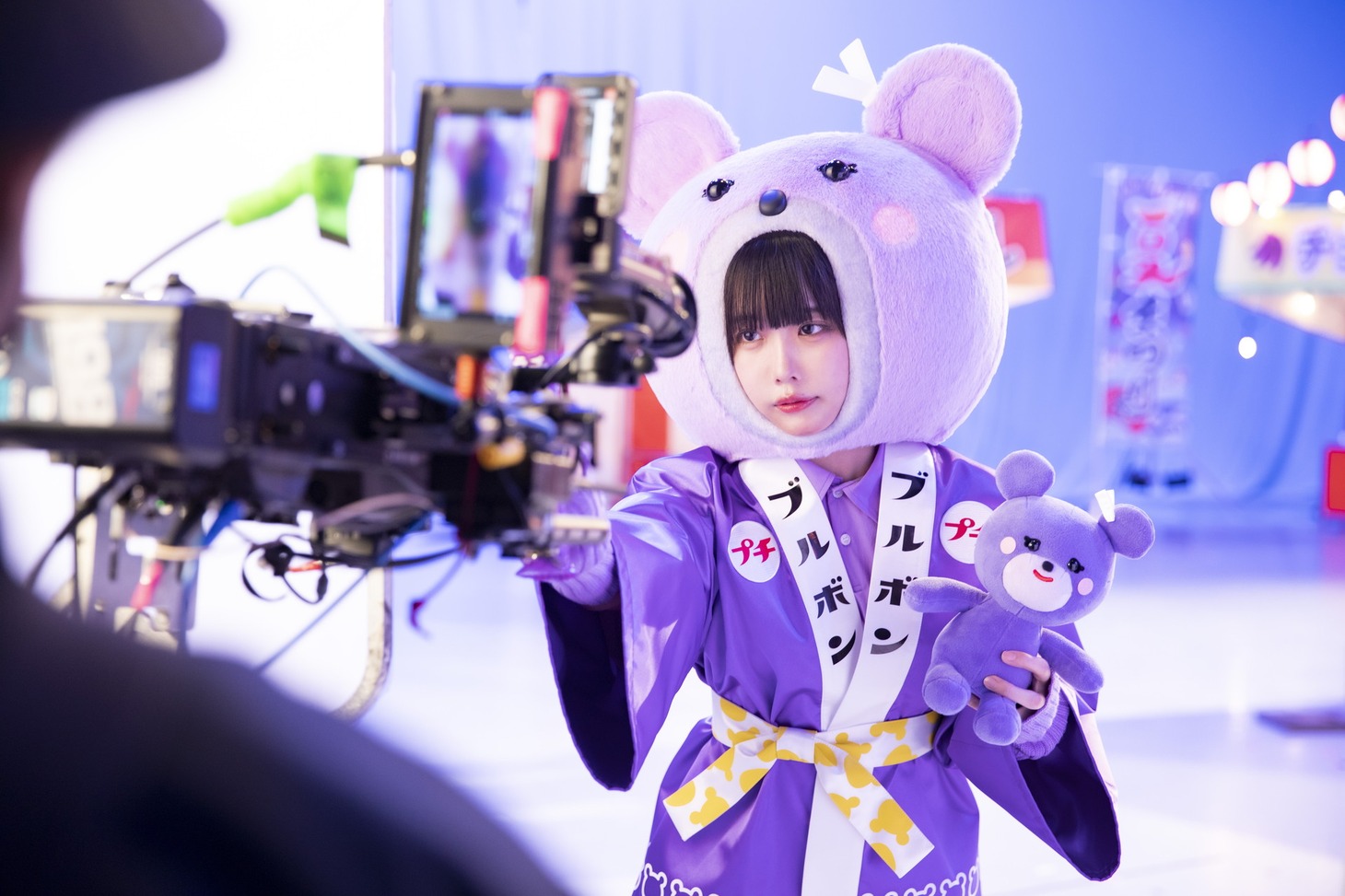 CMメイキング写真。TikTok撮影中の、あの。