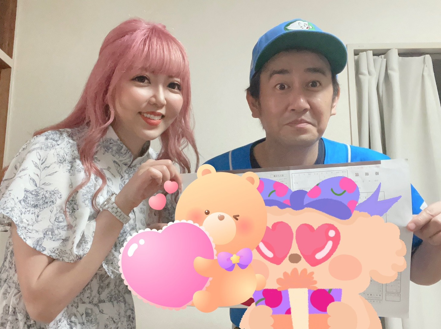 左からゆーびーむ☆、だーりんず・松本りんす。