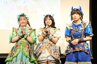 Appare!の永堀ゆめ、藤宮めい、藍井すず。