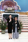 「ラブアタック！」に出演する（左から）和田アキ子、上岡龍太郎。(c)ABCテレビ