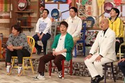 (前列左から)ネプチューン堀内、陣内智則、錦鯉・長谷川、(後列左から)ウエストランド、ランジャタイ国崎。(c)フジテレビ