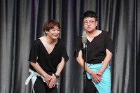 レオタード姿の銀シャリ。