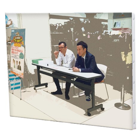 「サイン会0人事件」キャンバスボード