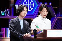 左から河村拓哉、篠原かをり。(c)日本テレビ