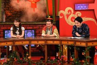 左から渋谷凪咲、かまいたち。(c)カンテレ