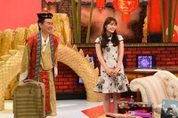 左からかまいたち山内、渋谷凪咲。(c)カンテレ