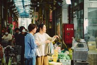 CM「ママ友」編の撮影中の様子。