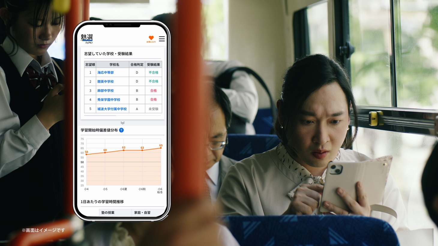 CM「ママ友」編のワンシーン。