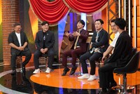 左から、サンドウィッチマン、マシンガンズ、アンタッチャブル。(c)テレビ朝日