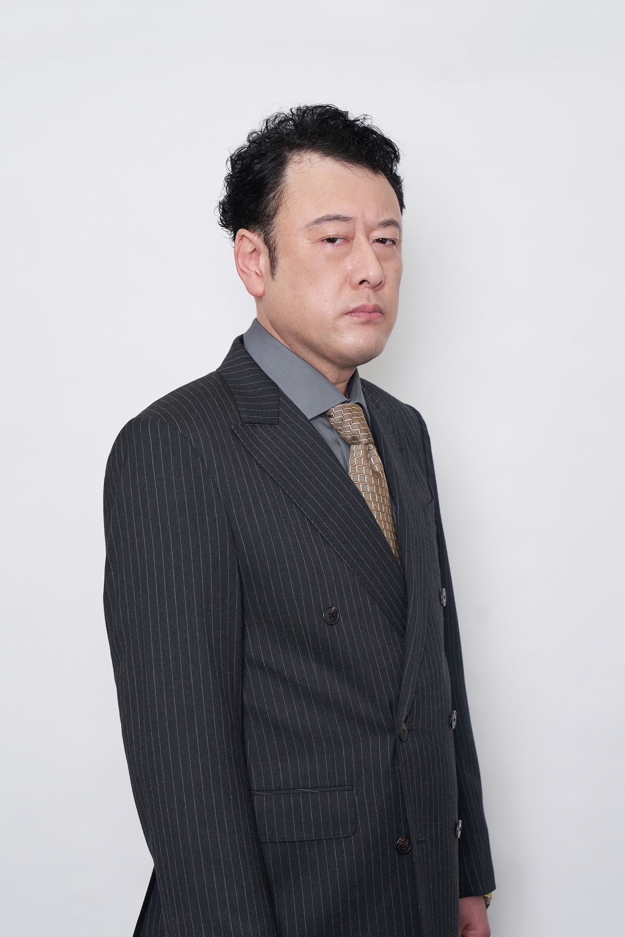 コウメ太夫扮する北條駿夫。