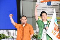 「お台場冒険王 2023 SUMMER SPLASH!」の団長を務める千鳥。