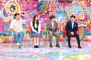 「踊りたくない芸人」MC側の（左から）FUJIWARA藤本、佐々木久美、大橋和也、蛍原徹。(c)テレビ朝日