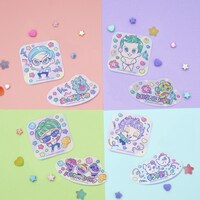 「よしもと芸人×アニメイト」ダイカットステッカーセット