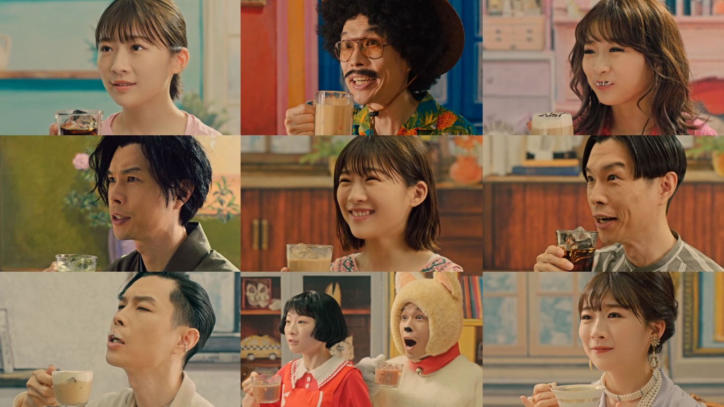 CM「BOSS CAFE APARTMENT」編のワンシーン。