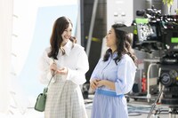 ホットペッパービューティーの新CM撮影中の様子。