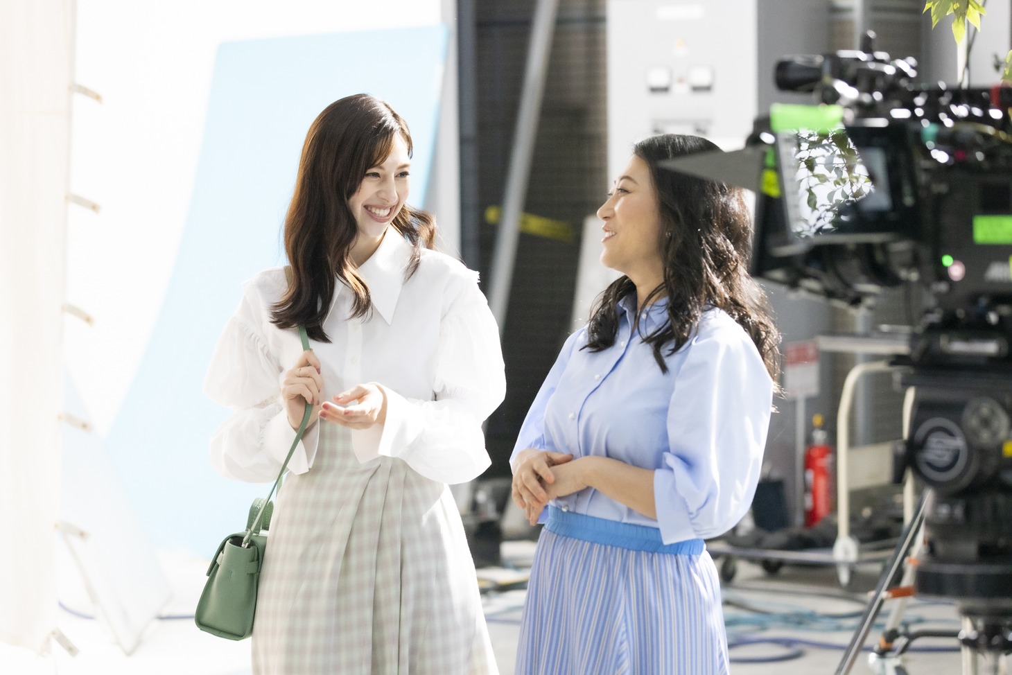 ホットペッパービューティーの新CM撮影中の様子。