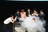 スプレーを浴びせられるヤジマリー。。