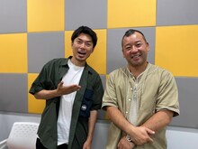 左から、たけだバーベキュー、バイきんぐ西村。(c)ABCラジオ