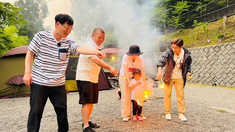 「謎解き！ファミリーキャンプ」のワンシーン。(c)テレビ大阪