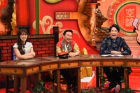 左から渋谷凪咲、かまいたち。(c)関西テレビ