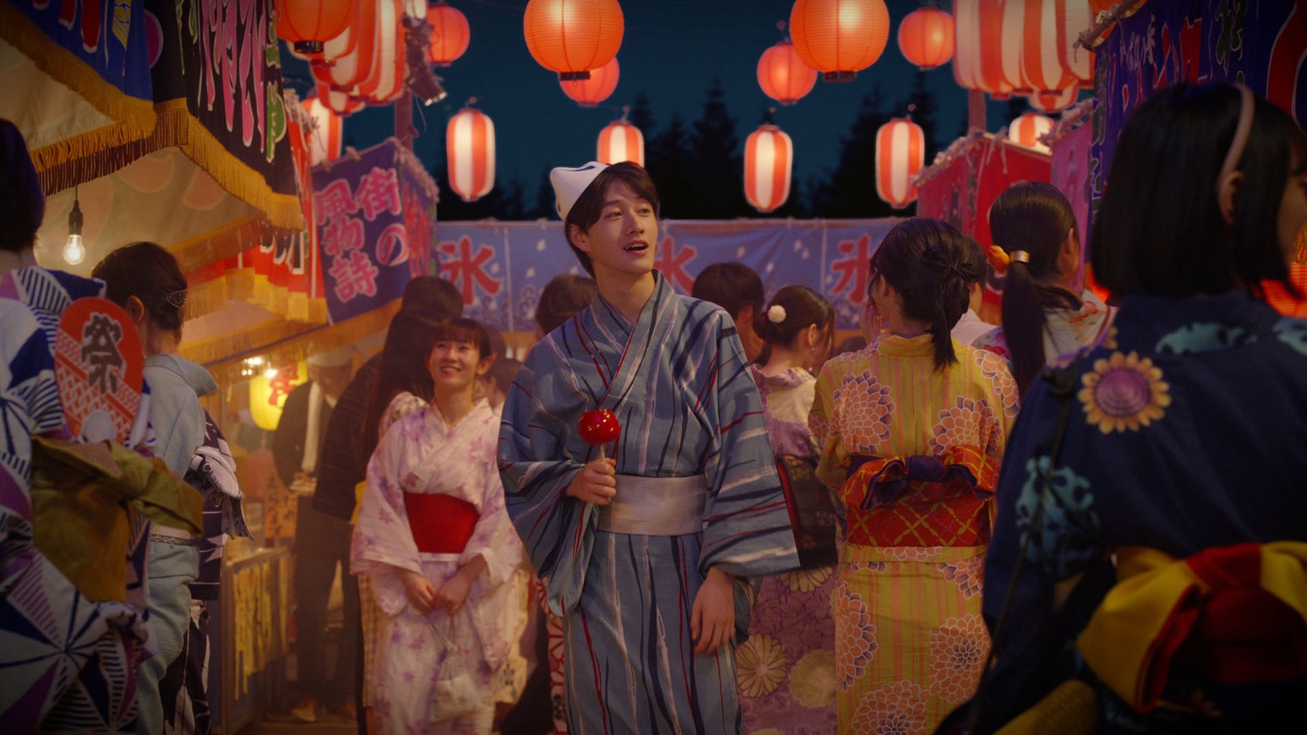 CM「怖いよモンスト！『お祭りやねんから』編」のワンシーン。