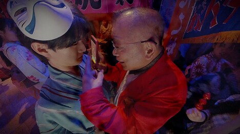 CM「怖いよモンスト！『お祭りやねんから』編」のワンシーン。