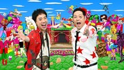 「あらびき団」のレフト藤井とライト東野。(c)TBS