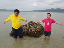 左からジミー大西、ナインティナイン岡村。