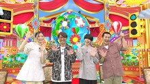 左から朝日奈央、さまぁ～ず大竹、松島聡、コットンきょん。(c)日本テレビ