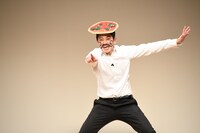 躍動感あふれるピッツァマン。