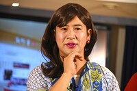 メイクできれいになったコットンきょん。