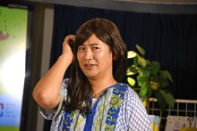 登場してすぐにシャッターチャンスを作るコットンきょん。