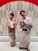 左から未知やすえ、清水けんじ。(c)カンテレ