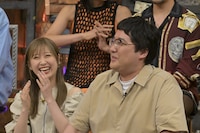 左からいとくとら、マヂカルラブリー村上。