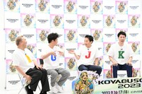 会見中の様子。