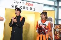 「め組の大吾 救国のオレンジ」への声の出演が知らされ、驚くコットン。