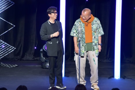 藤井フミヤと笑福亭鶴瓶。