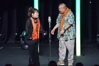 天童よしみと笑福亭鶴瓶。