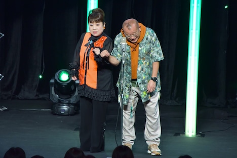 天童よしみと笑福亭鶴瓶。