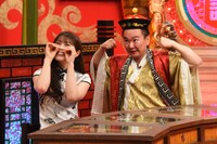 左から渋谷凪咲、かまいたち山内。(c)関西テレビ