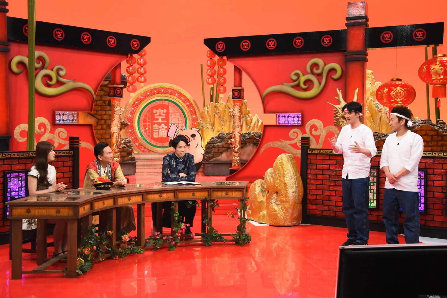 「かまいたちの机上の空論城」のワンシーン。(c)関西テレビ