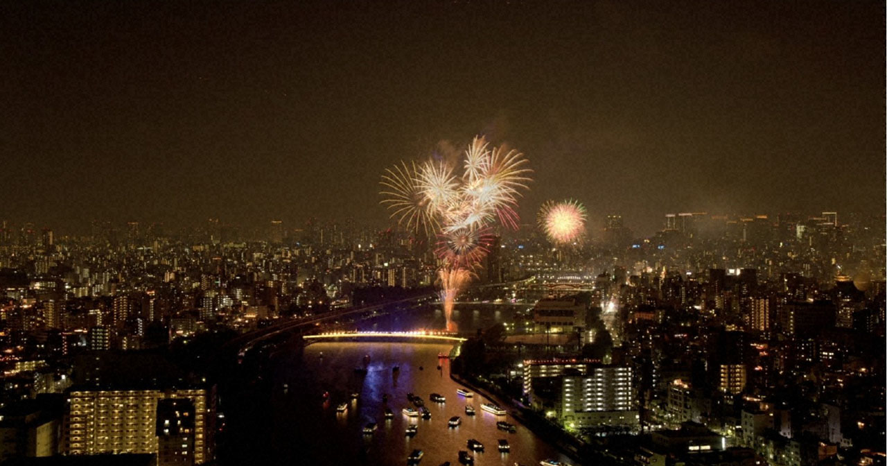 「独占生中継！2023隅田川花火大会」(c)テレビ東京