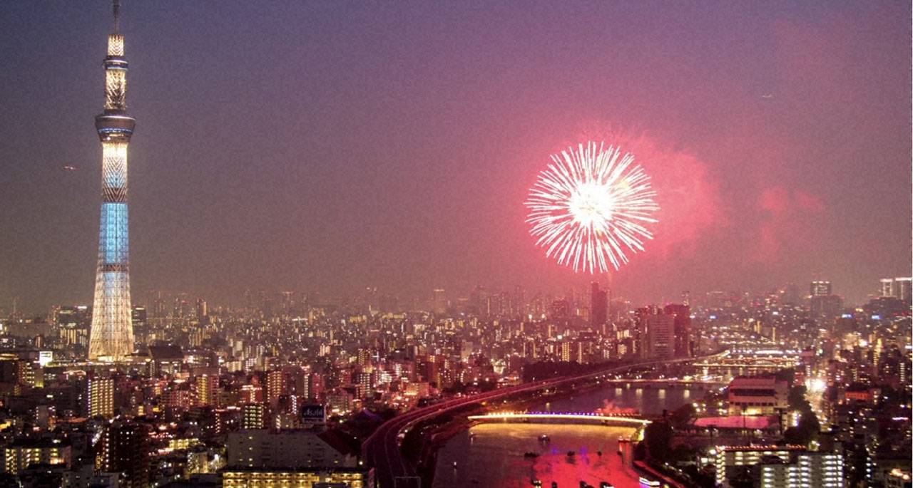 「独占生中継！2023隅田川花火大会」(c)テレビ東京