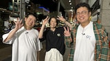左から岡田康太、鈴木真海子、銀シャリ橋本。(c)福島中央テレビ