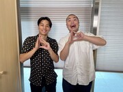 左から富樫勇樹、ハナコ岡部。