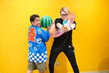 夏っぽい、ウエストランド井口と飯塚大悟。